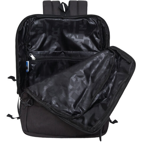 Рюкзак GRIZZLY универсальный, карман для ноутбука, черный, 45x32х21 см, RQ-019-11/2