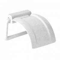 Держатель для туалетной бумаги, пластиковый, цвет мраморный/белый, IDEA, М 2225