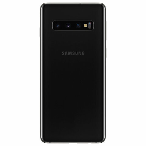 Смартфон SAMSUNG Galaxy S10, 2 SIM, 6,1”, 4G (LTE), 16/10 + 8 + 12 + 12 Мп, 128 ГБ, оникс, металл, SM-G973FZKDSER