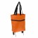 Хозяйственная складная сумка с выдвижными колесиками, оранжевая Bradex (TD 0560)
