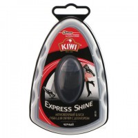 Губка для обуви KIWI "Express Shine", черная, с дозатором, 644455