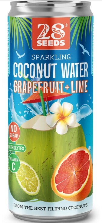Вода кокосовая "Грейпфрут+Лайм" ж/б 330мл