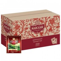Чай МАЙСКИЙ черный, 200 пакетиков в конвертах по 2 г, 101009