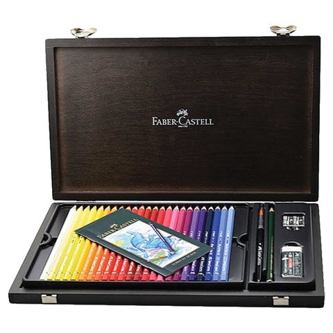 Карандаши цветные акварельные художественные FABER-CASTELL "Albrecht Durer", 48 цветов, деревянная коробка, 117506