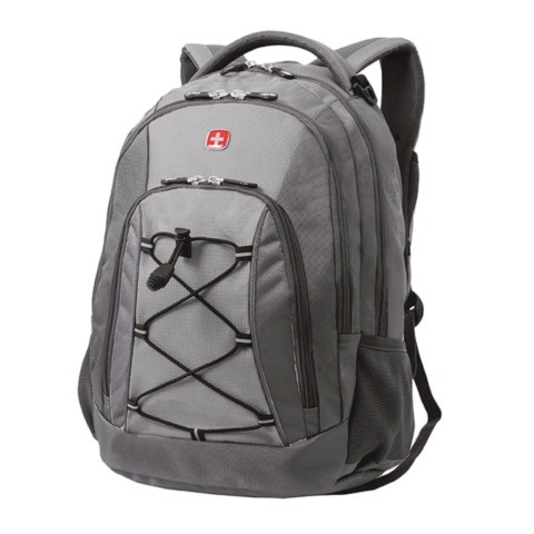 Рюкзак WENGER, универсальный, серый, светло-серые вставки, 28 л, 33х19х45 см, 11864415