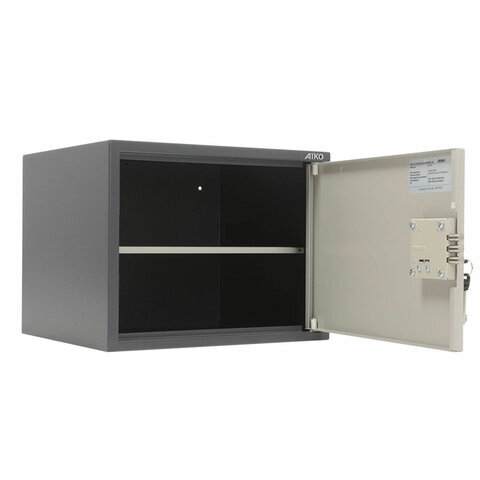 Шкаф металлический для документов ПРАКТИК "SL-32" ГРАФИТ, в320*ш420*г350мм, 10 кг, сварной, S10799030002