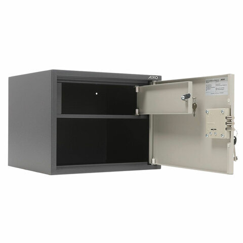 Шкаф металлический для документов ПРАКТИК "SL-32Т" ГРАФИТ, в320*ш420*г350мм, 11 кг, сварной, S10799030502