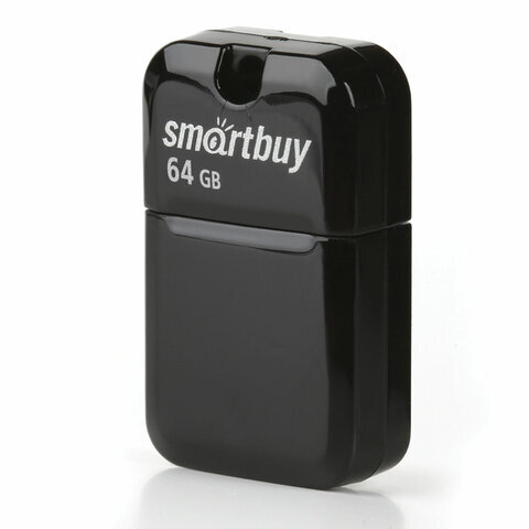 Флеш-диск 64GB SMARTBUY Art USB 2.0, черный, SB64GBAK